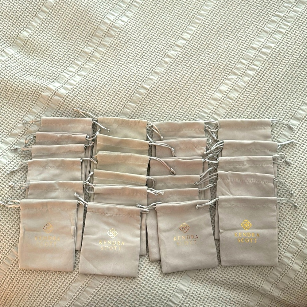 Kendra Scott jewelry bags.